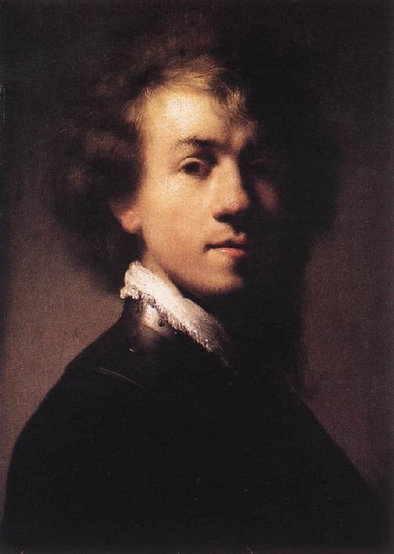 REMBRANDT Harmenszoon van Rijn Self-Portrait with Lace Collar